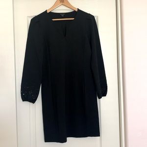 Eyelet Sleeve Dress